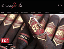 Tablet Screenshot of cigars2me.com